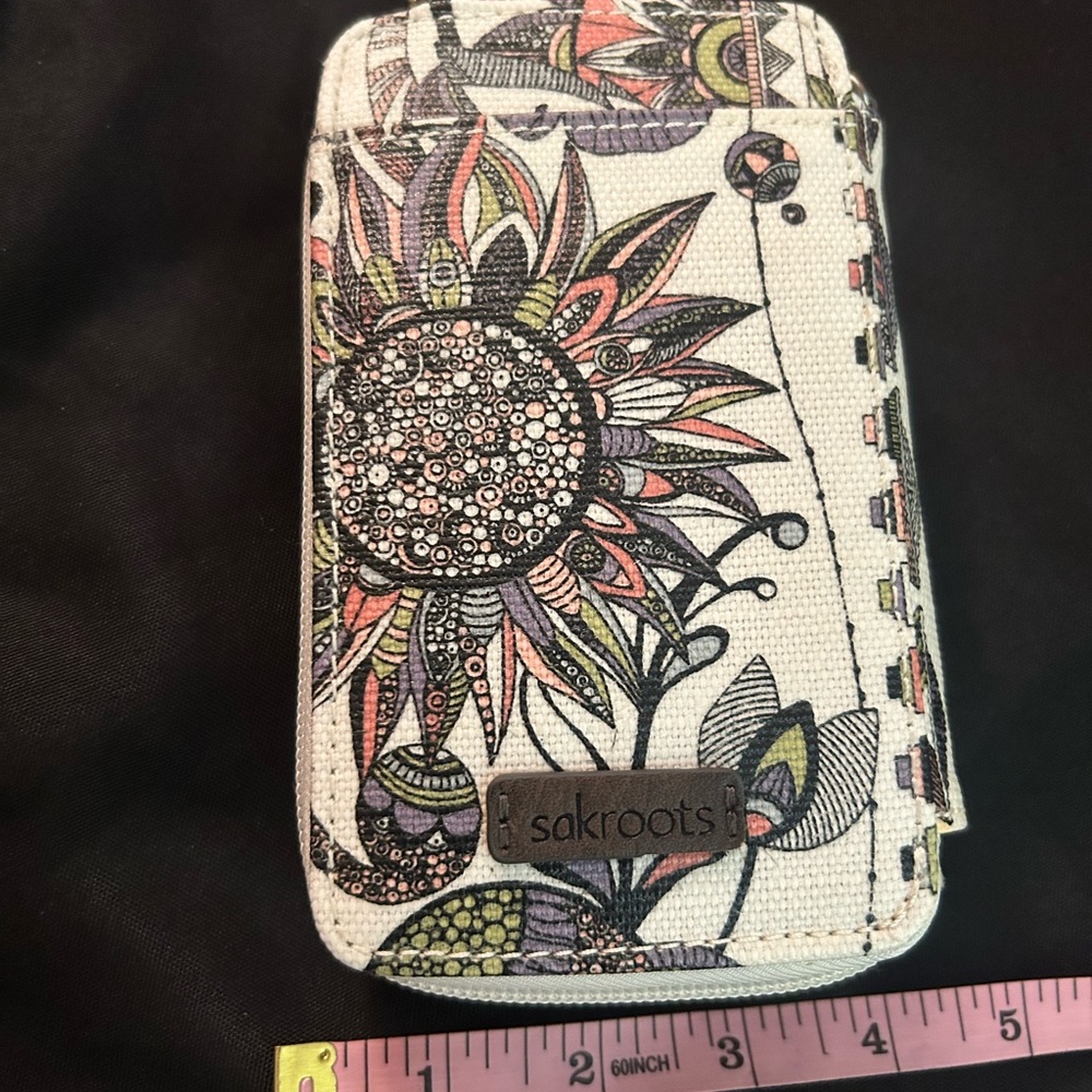 Sakroots Multicolor Patterned Crossbody Wallet - Picture 3 of 5